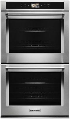 KitchenAid® 30" Stainless Steel Smart Electric Built In Double Oven-KODE900HSS