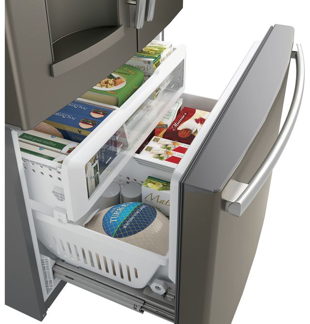 GE® 27.8 Cu. Ft. Slate French Door Refrigerator 9