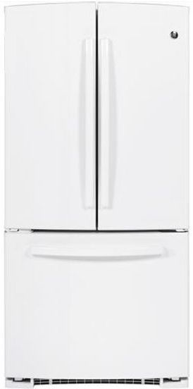 GE 22.7 Cu. Ft. French-Door Refrigerator-White