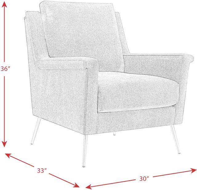 Elements International Cambridge Blush Accent Chair-5