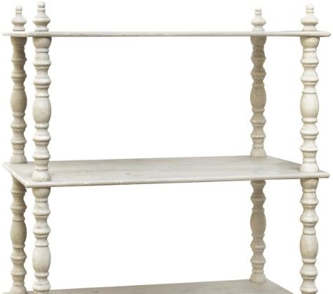 Crestview Collection Lyndsay Off-White Etagere-1