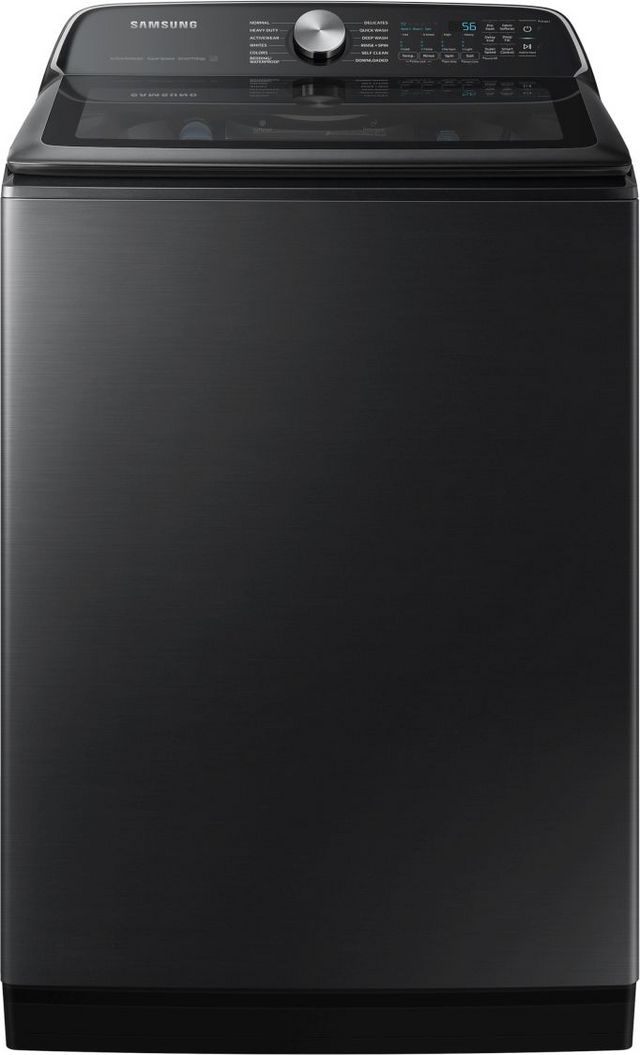 Samsung 5.5 Cu. Ft. Brushed Black Top Load Washer-0