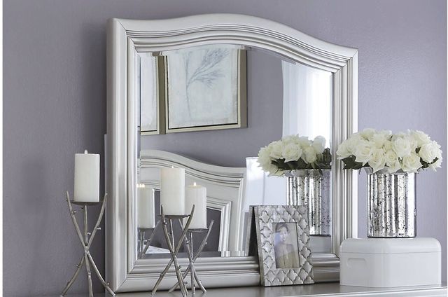 Coralayne Silver Bedroom Mirror 1