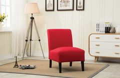 Mazin Furniture Nadine Red Accent Chair