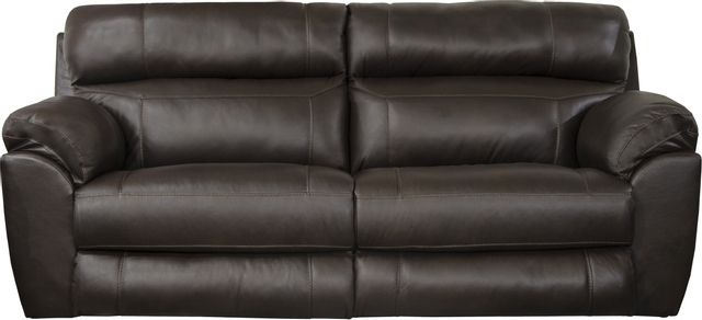 Catnapper® Costa Chocolate Power Lay Flat Reclining Sofa 0