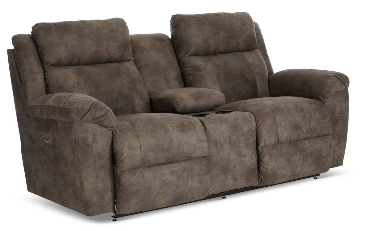 La-Z-Boy® Joel Reclining Loveseat With Console | Kubin's Furniture ...