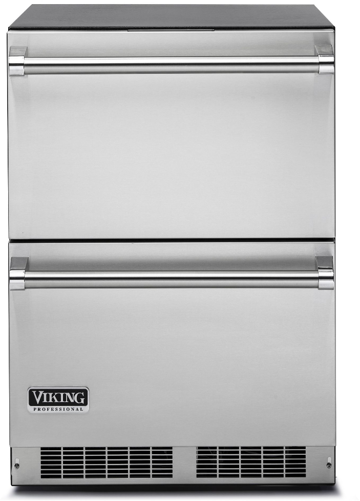 Viking® 5 Series 5.0 Cu. Ft. Stainless Steel Outdoor Undercounter Refrigerated Drawers