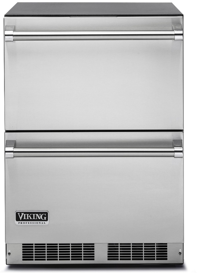 Viking® 5 Series 5.0 Cu. Ft. Stainless Steel Outdoor Undercounter Refrigerated Drawers 0