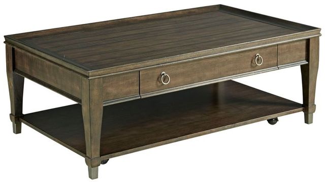 Hammary® Sunset Valley Brown Rectangular Cocktail Table 0