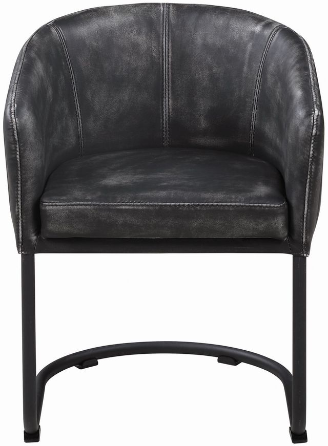 Coaster® Aviano Black Upholstered Dining Chair