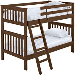 Crate Designs™ Furniture Brindle Full/Full Tall Mission Bunk Bed