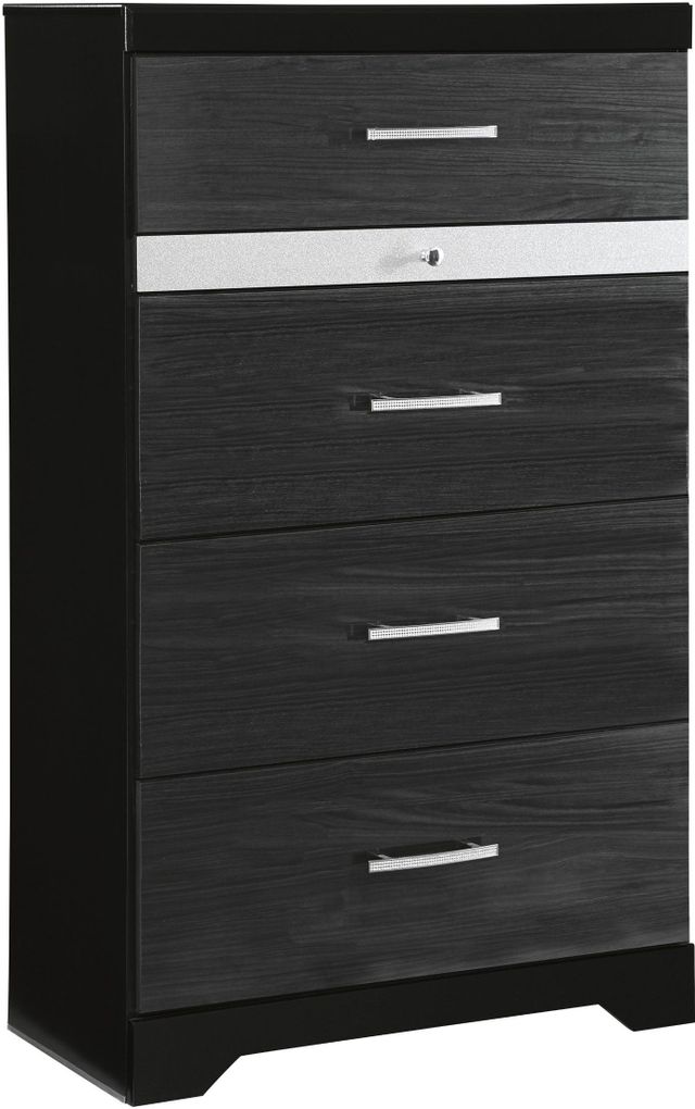 Signature Design by Ashley® Starberry Black Drawer Chest 0