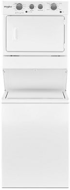Whirlpool® 4.0 Cu. Ft. Washer, 5.9 Cu. Ft. Dryer White Stackable Washers and Dryers