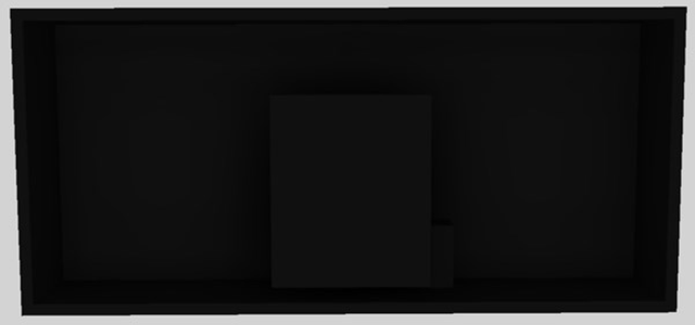 Vent-A-Hood® K Series 42" Black Contemporary Wall Mounted Range Hood 2