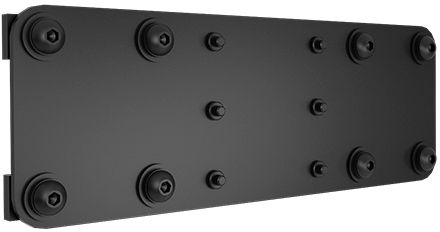 Chief® Black Fusion Horizontal Row Connector 2