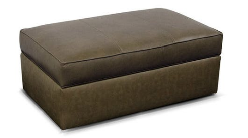 England Furniture Lachlan Leather Cocktail Ottoman-0