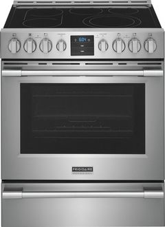 Frigidaire Professional® 30" Stainless Steel Front Control Freestanding Air Fry Electric Range-PCFE3078AF