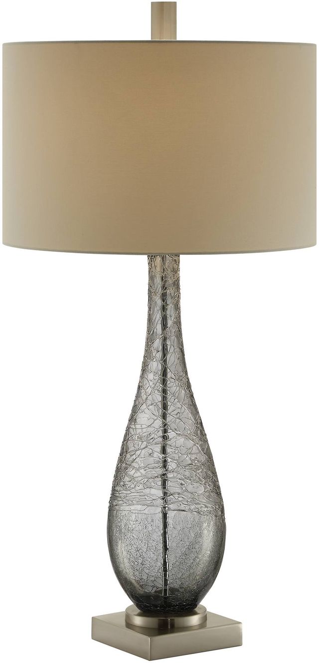 Crestview Collection Saxton Grey Glass Table Lamp-0