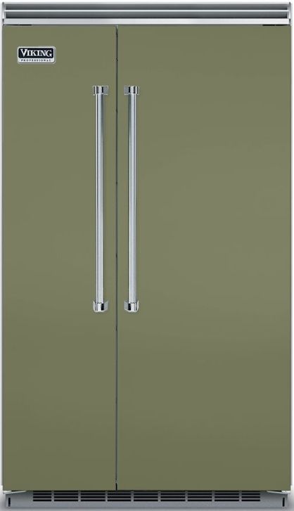 Viking® Professional 5 Series 29.1 Cu. Ft. Stainless Steel Built In Side-by-Side Refrigerator 37