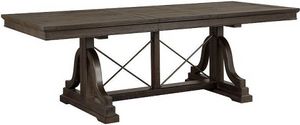 Magnussen Home® Westley Falls Graphite Trestle Dining Table