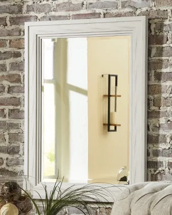 Signature Design by Ashley® Jacee Antique White Accent Mirror 5