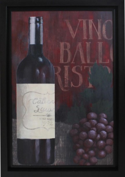 Crestview Collection Wine Time Black/Red Wall Art
