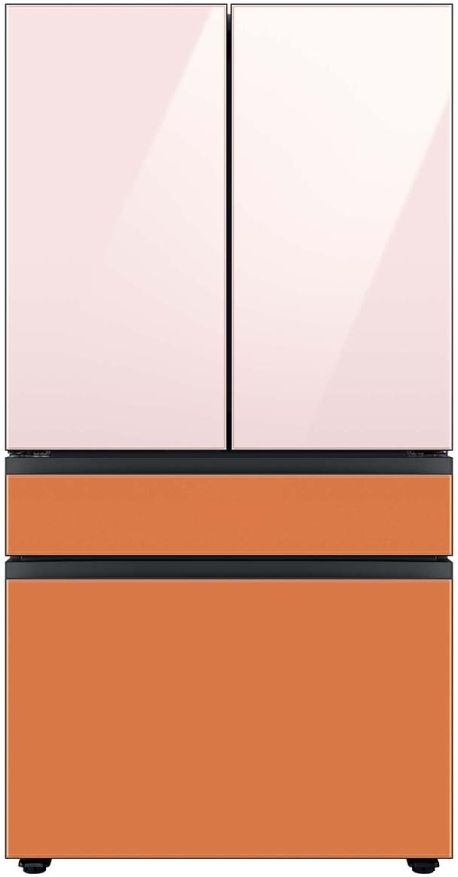 Samsung Bespoke 18" Pink Glass French Door Refrigerator Top Panel 1