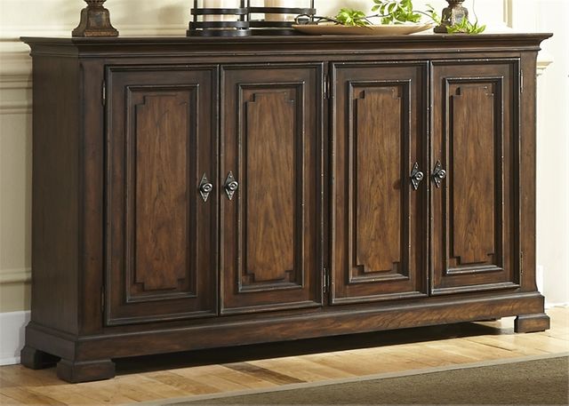 Liberty Furniture Armand Antique Brownstone Dining Buffet-1