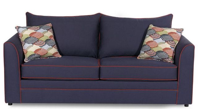 Craftmaster Royal Blue Sofa Sleeper