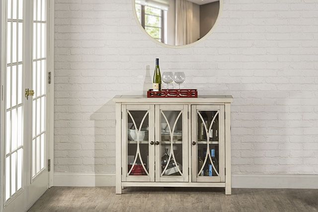 Hillsdale Furniture Bayside Antique White Cabinet-2