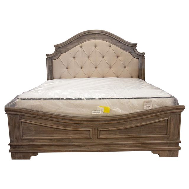 Vintage Furniture Freedom Upholstered Queen Bed, Dresser, Mirror & Nightstand-1