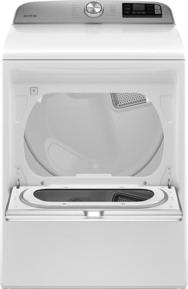 Maytag® 7.4 Cu. Ft. White Front Load Electric Dryer 13