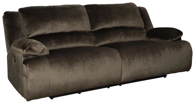 Signature Design by Ashley® Clonmel Chocolate Two Seat Reclining Power Sofa