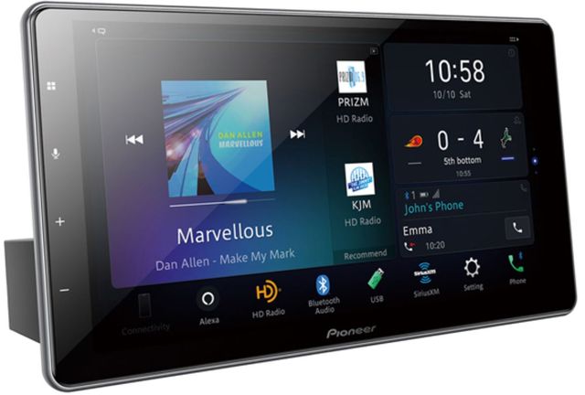 Pioneer DMH-WT7600NEX Multimedia Receiver with 9" HD Capacitive Touch Floating Display 1