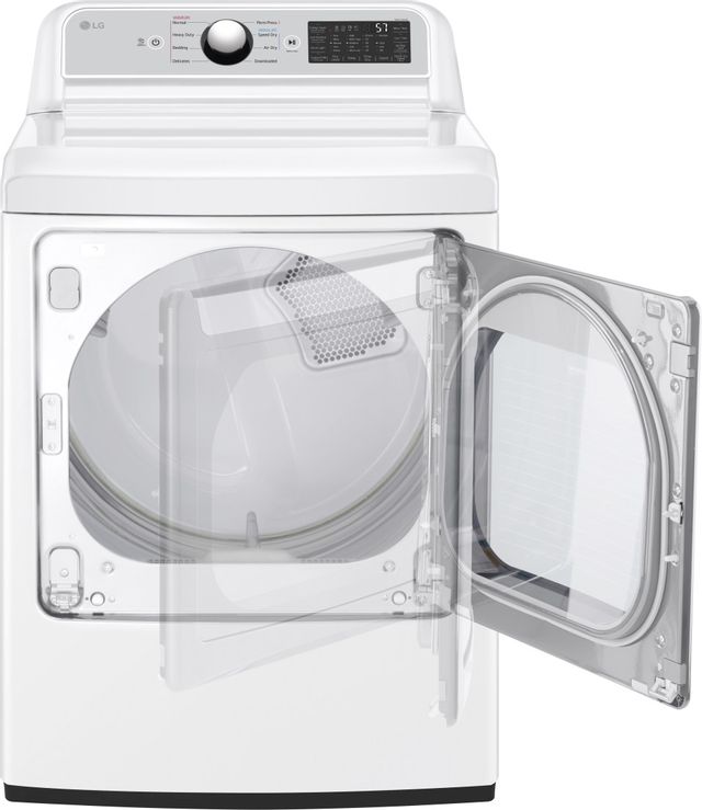 LG 7.3 Cu. Ft. White Gas Dryer-2