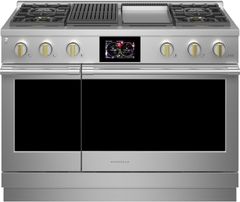 Monogram® Statement Collection 48" Stainless Steel Pro Style Dual Fuel Natural Gas Range