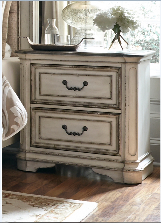 Liberty Magnolia Manor Bedroom Queen Sleigh Bed, Dresser, Mirror, Chest and Night Stand Collection 1