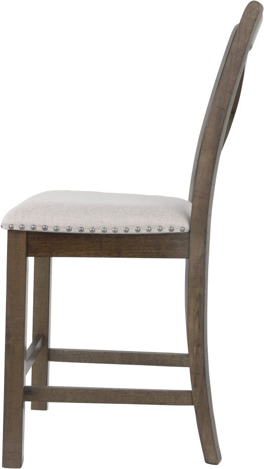 Signature Design by Ashley® Moriville Beige Counter Height Bar Stool-2