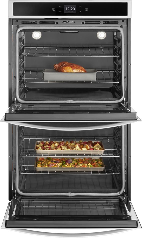Whirlpool® 27" Stainless Steel Double Electric Wall Oven 2
