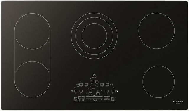 Fulgor Milano® 600 Series 36" Stainless Steel Electric Cooktop-0