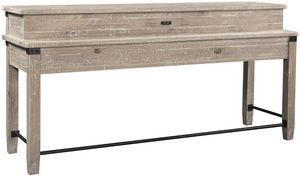 aspenhome® Foundry Weathered Stone Console Bar Table