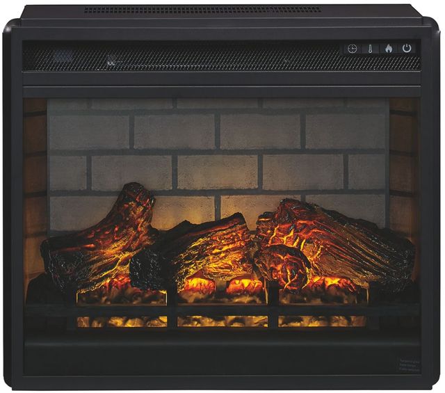 Signature Design by Ashley® Entertainment Accessories Black Large Insert Infrared Fireplace
