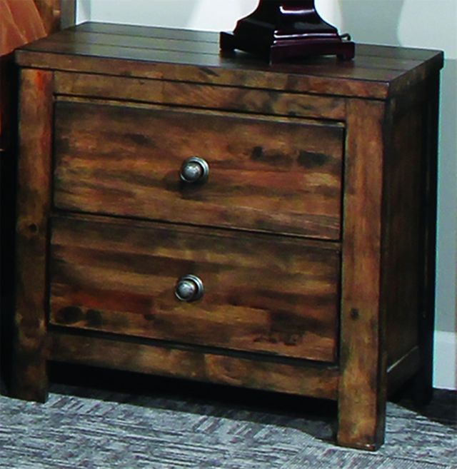 New Classic® Furniture Blue Ridge Rustic Gray Nightstand-0