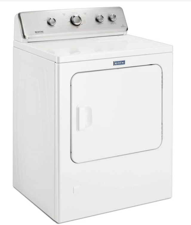Maytag® 7.0 Cu. Ft. White Front Load Electric Dryer 2