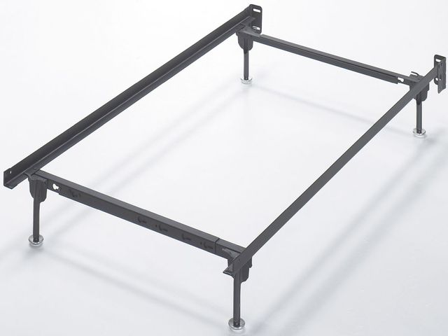 Signature Design by Ashley® Frames and Rails Metallic Twin/Full Bolt on Bed Frame-1