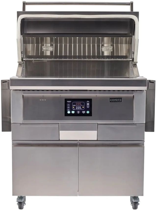 Coyote 36" Stainless Steel Free Standing Pellet Grill 2