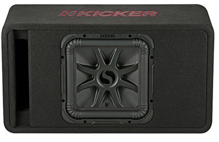 Kicker® Single 12" L7R Subwoofer Enclosure 0