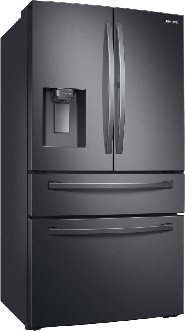 Samsung 27.8 Cu. Ft. Fingerprint Resistant Black Stainless Steel French Door Refrigerator 4