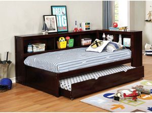 Furniture of America® Frankie Dark Walnut Full Daybed with Trundle