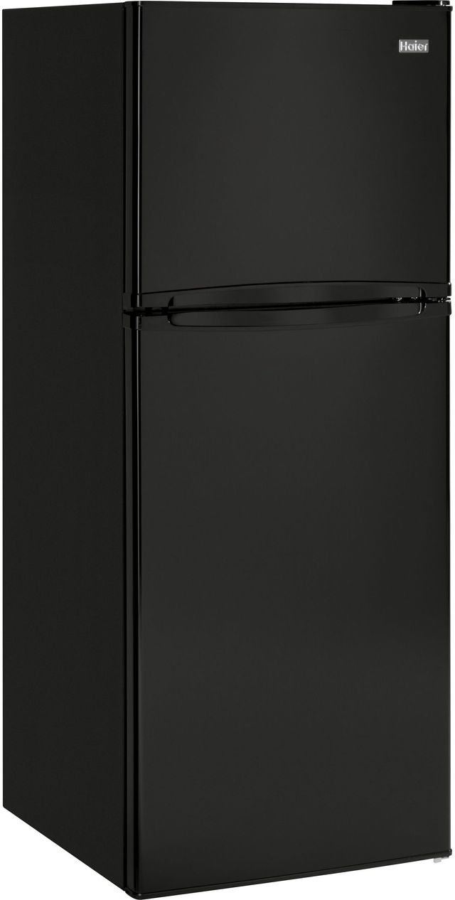 Haier 9.8 Cu. Ft. Black Top Freezer Refrigerator 1